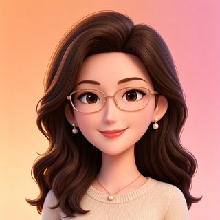 视频交友离异少妇人群3D卡通头像